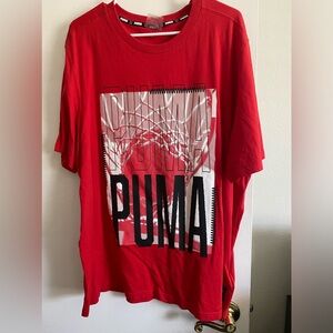 Puma,Men’s, XXL, RED, NWT, 100% cotton, Puma SE, Puma Way 1, DE-91074